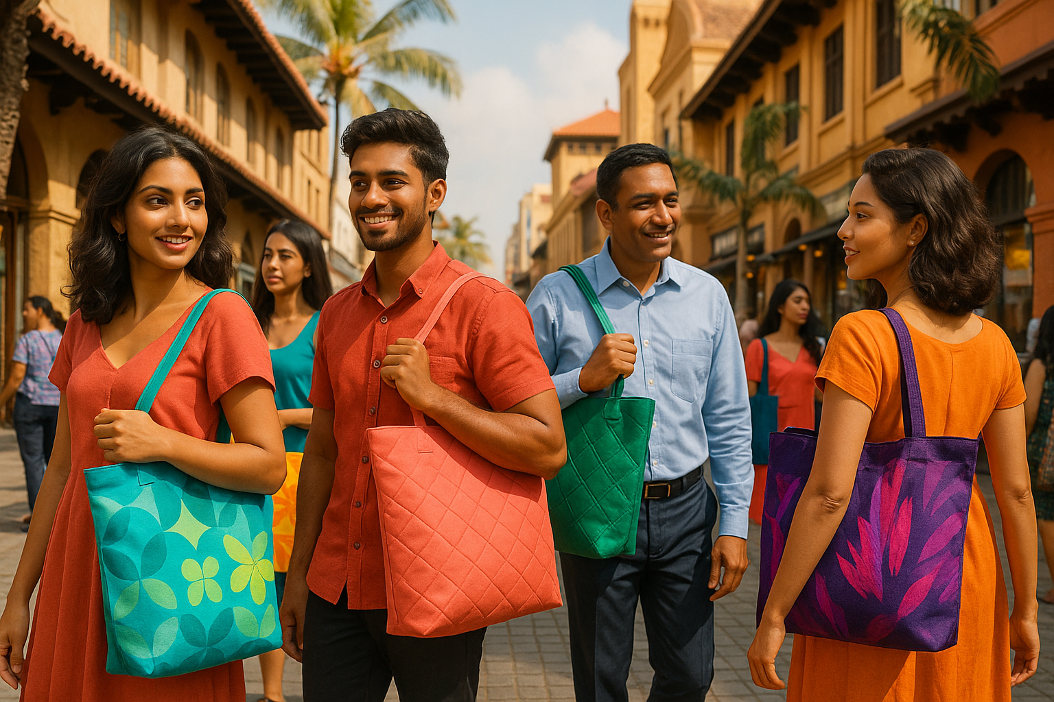 Rise of Colorful Tote Bags in Sri Lanka's