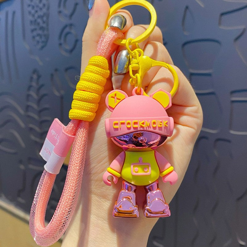 Cyber Bear Bag Charm