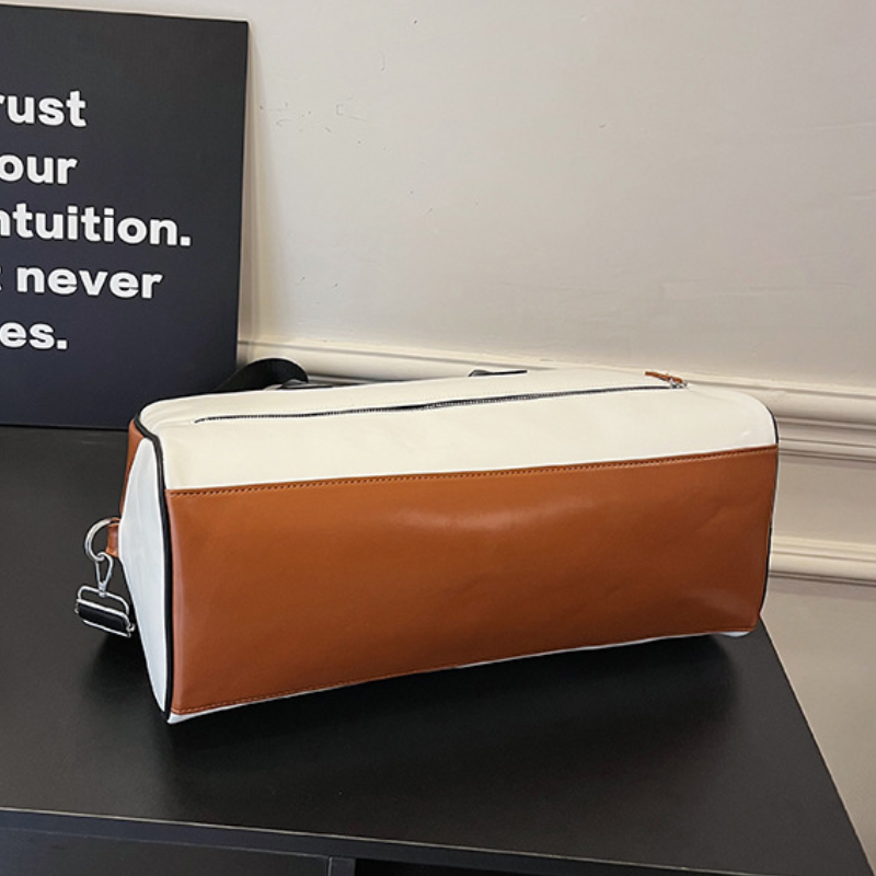 Fashion European Style Contrast Color Duffle Bag