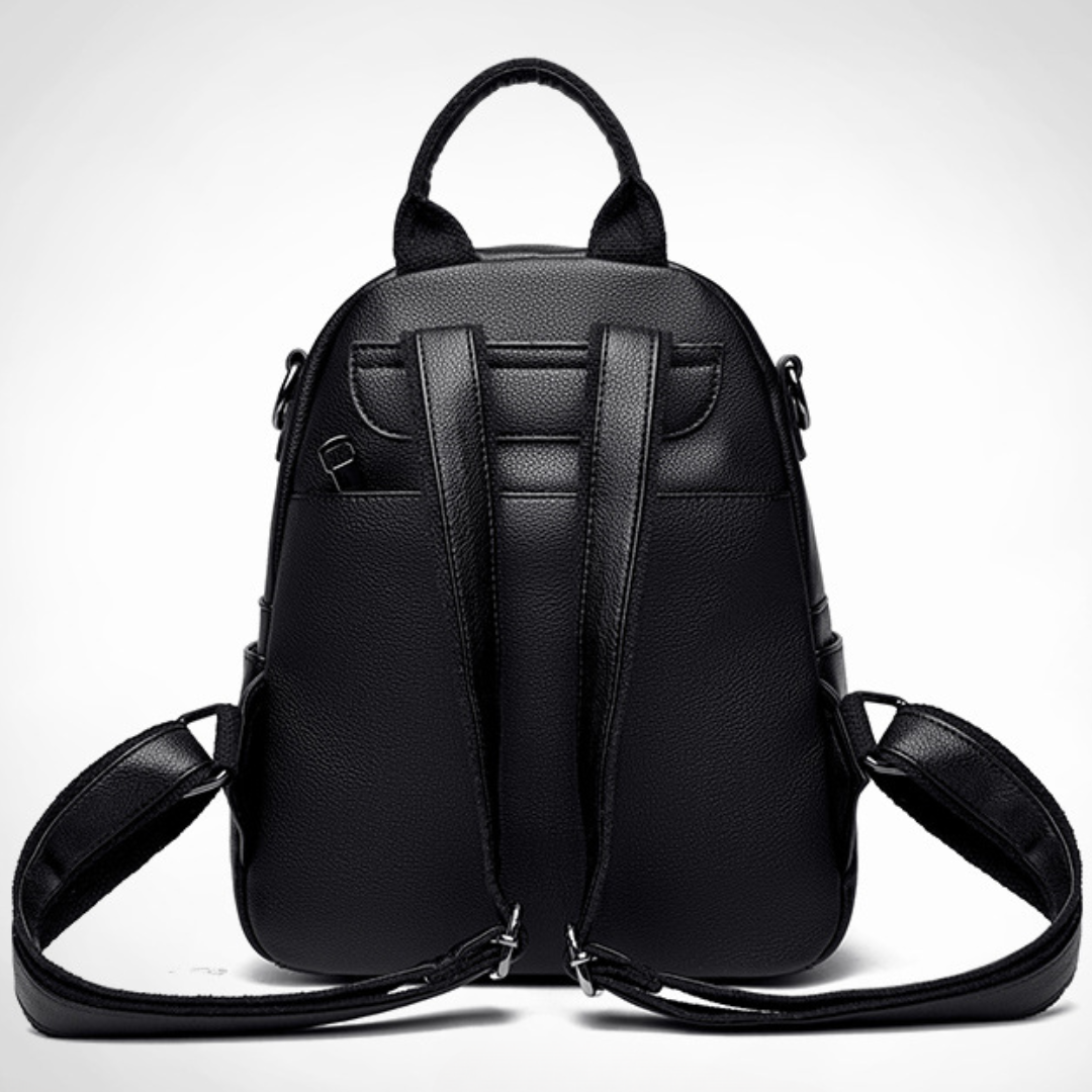 Fashionable Litchi Pattern Women's Backpack