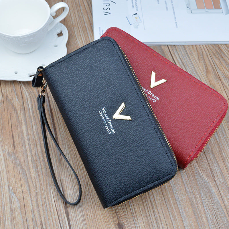 Double Zipper Large Capacity Women's Wallet