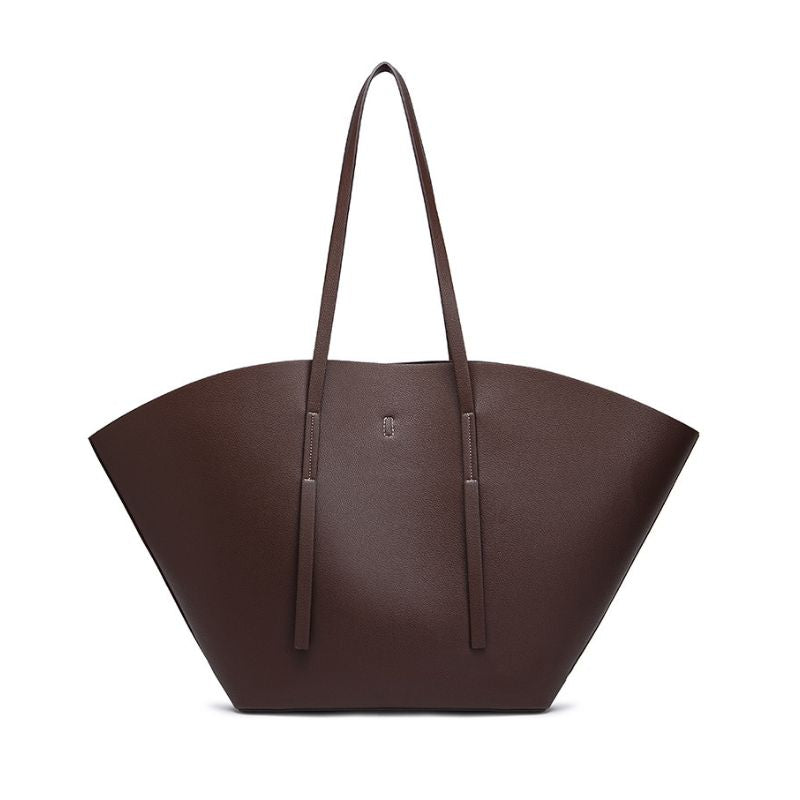 Women's Sculpted Winged Minimalist Large Tote Bag