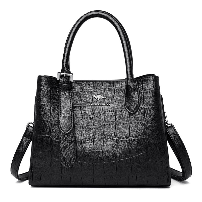 Printed Handbag for Women with Large Capacity