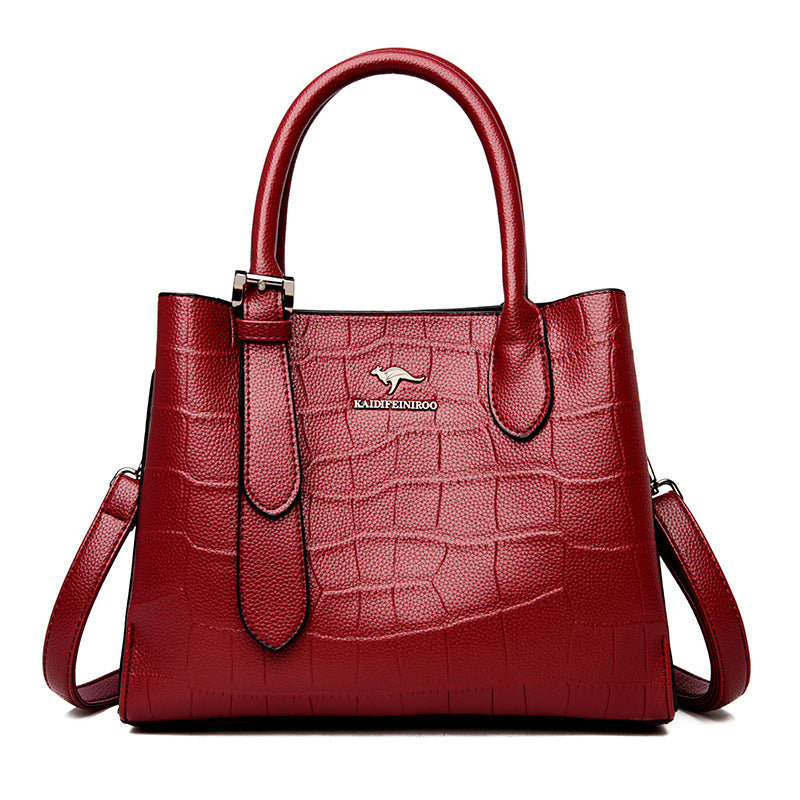 Printed Handbag for Women with Large Capacity