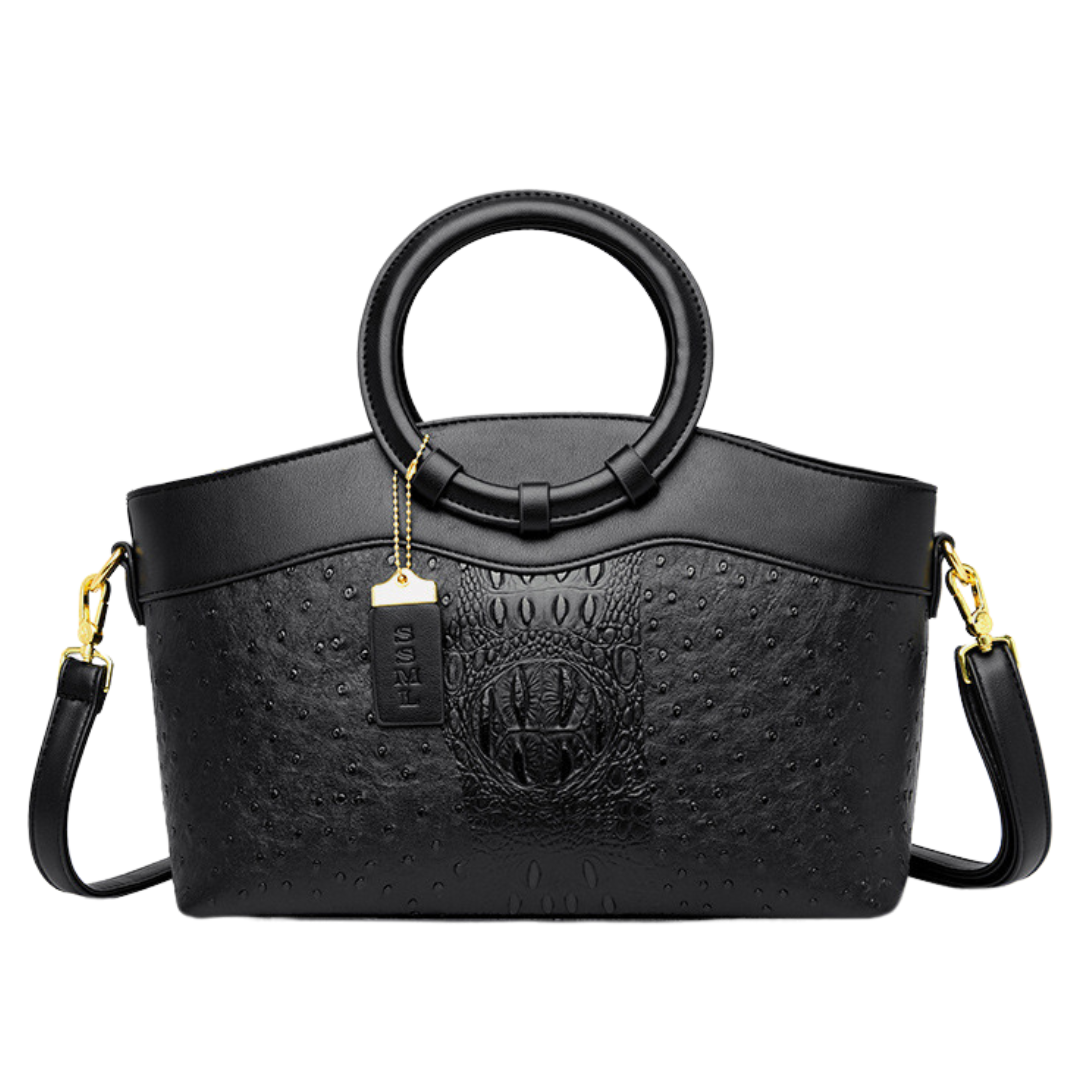 Large Capacity Crocodile Pattern Mom Handbag