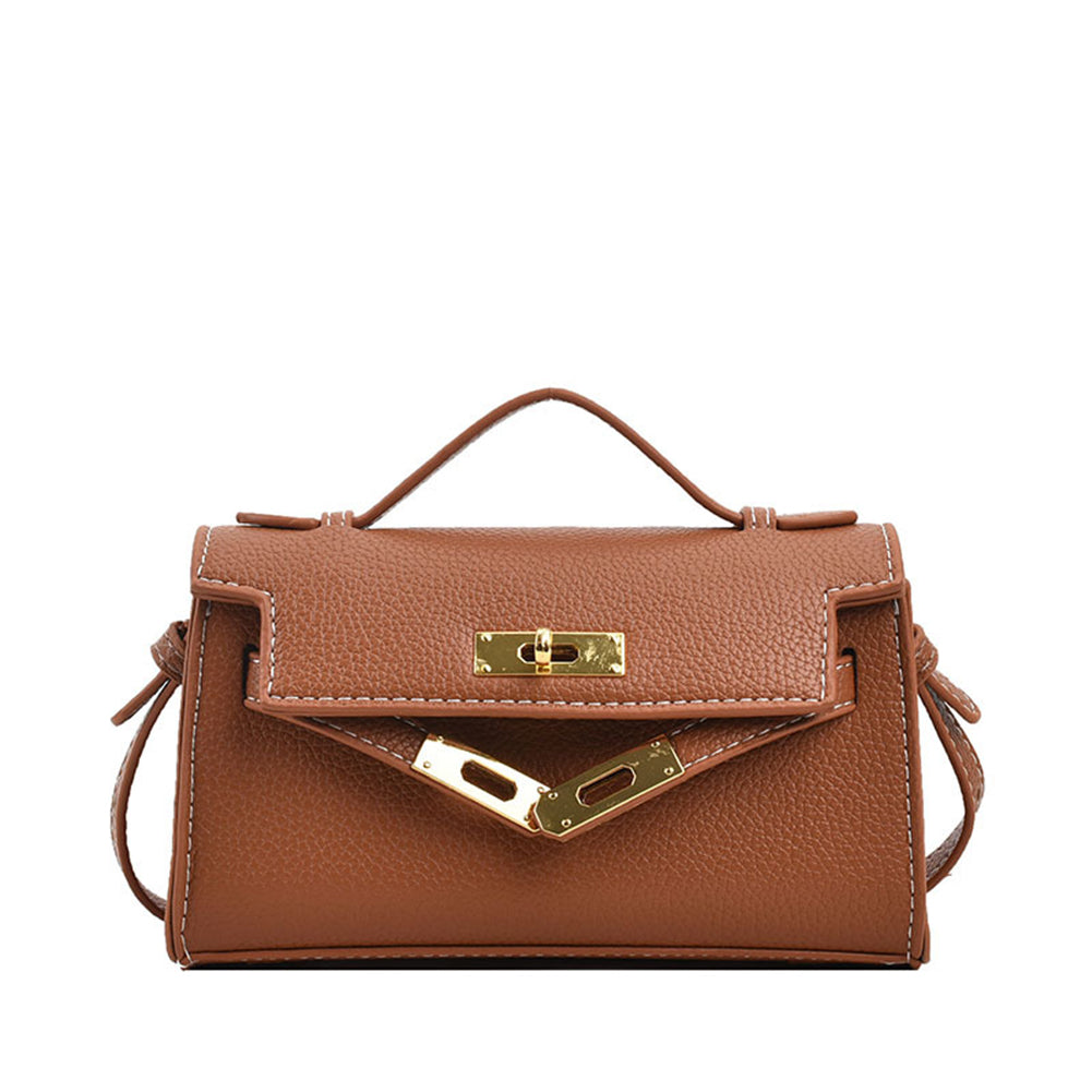 Mini Kelly bag for girls with lipstick shade and crossbody style