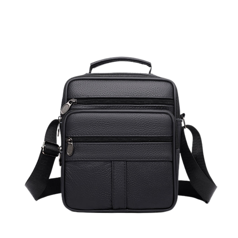 Multi zip sections Men Crossbody Bag