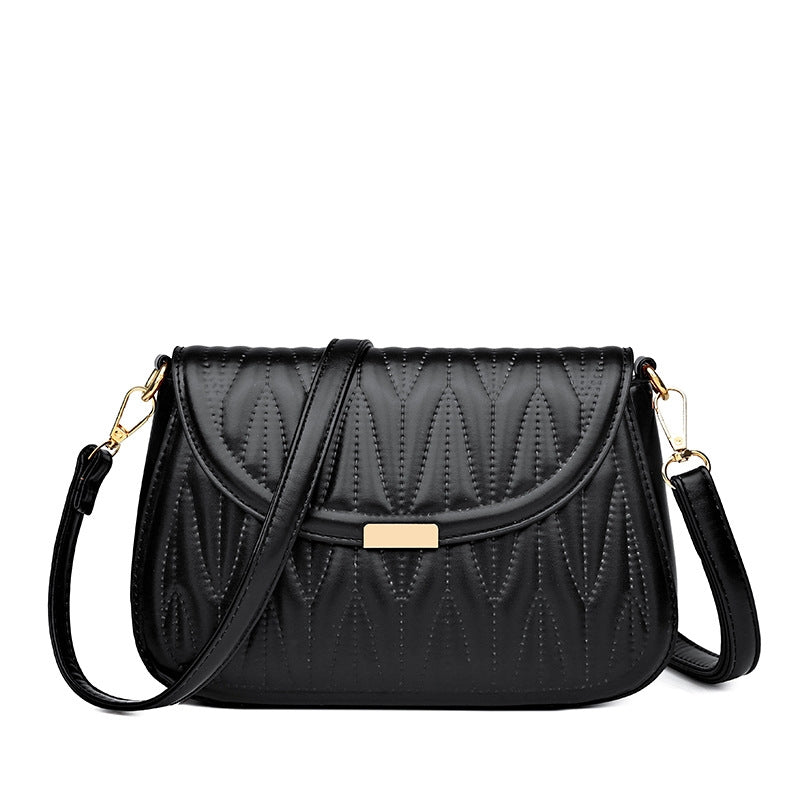 Sculpted Silhouette Crossbody Bag