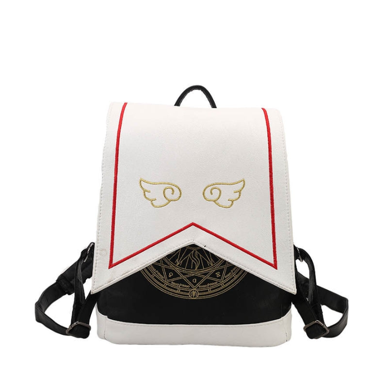 Cute Embroidered Wings Sakura Magic Backpack