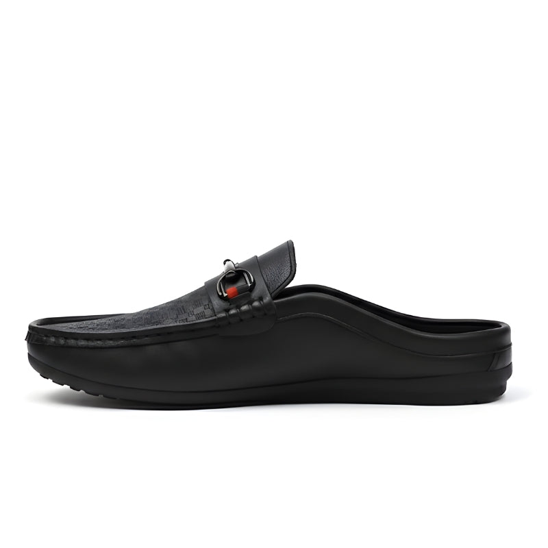 Men's Professional Patterned Mules Loafers