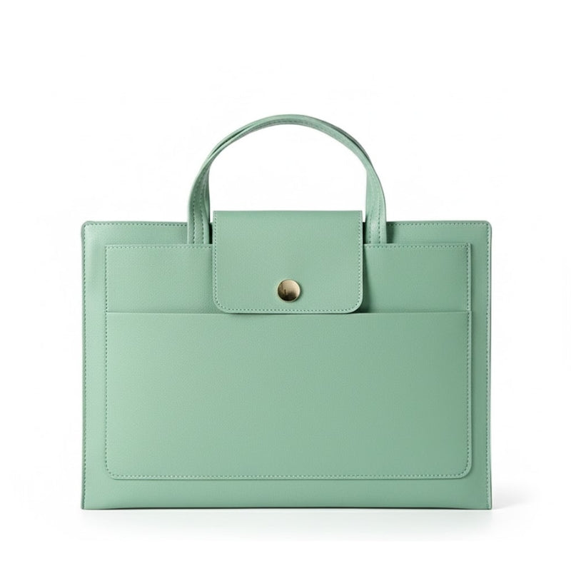 Thickened Waterproof Leather Briefcase Laptop Bag