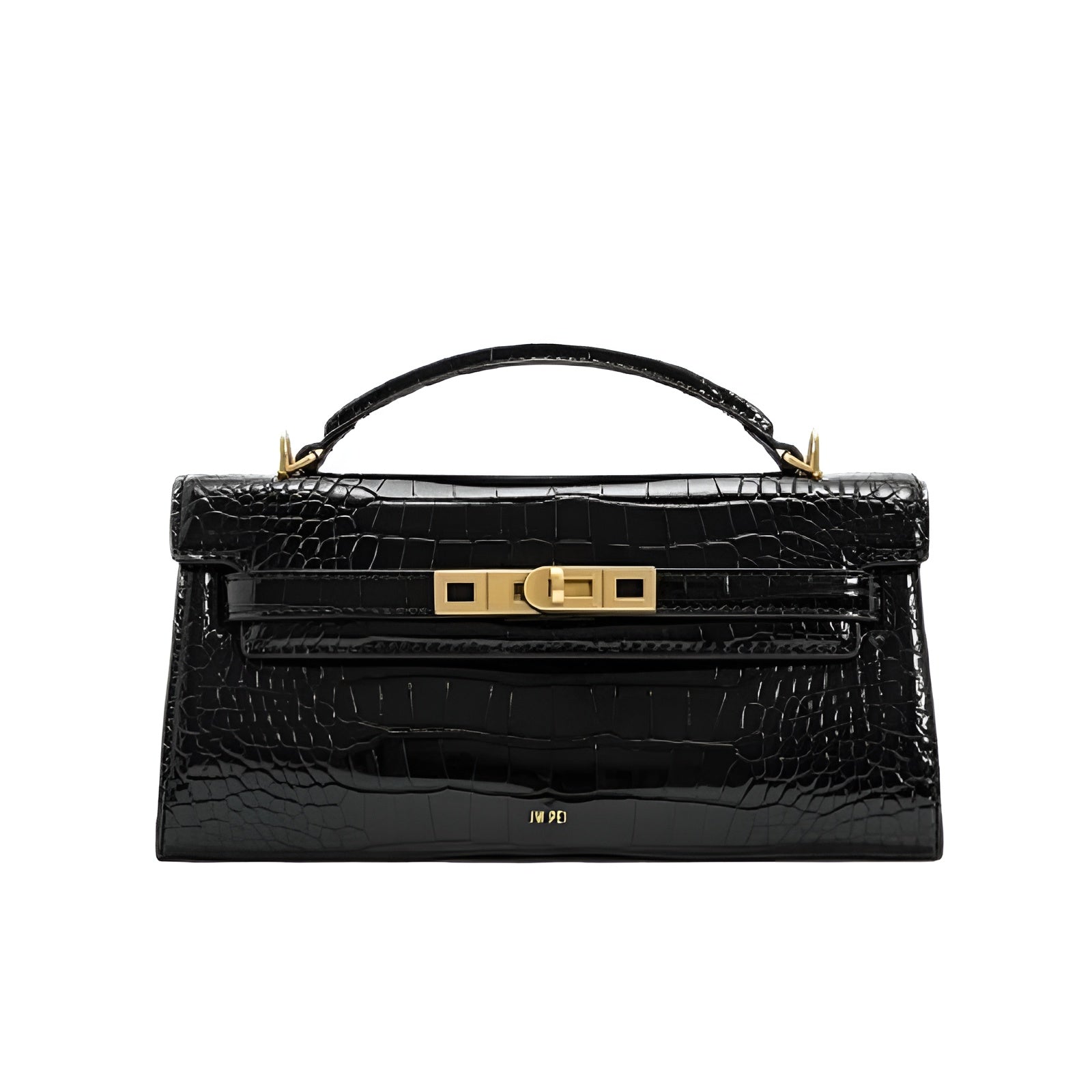 Luxury Crocodile Pattern Genuine Leather Kelly Handbag