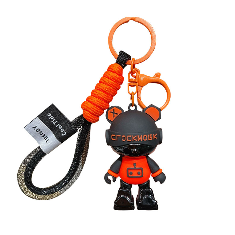 Cyber Bear Bag Charm – The Patchee Sri Lanka stylish bear keychain bag charm