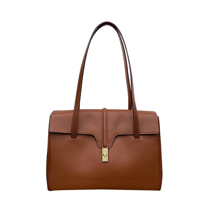 Retro flip-style extra large commuter tote bag for everyday carrying