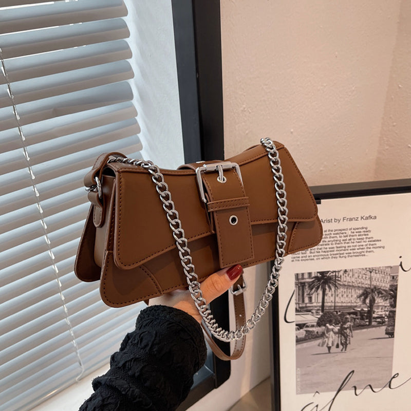 Retro Chain Mini Underarm Crossbody Bag