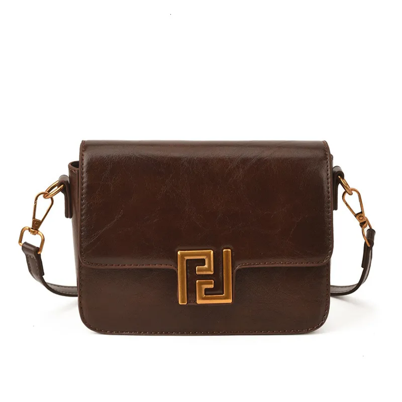 Retro Luxe Women’s Square Shoulder Bag