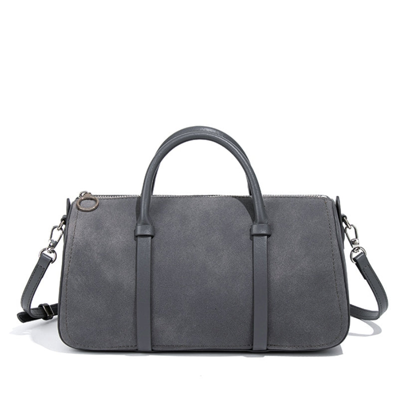 Dragon Inlaid Suede Women's Handbag