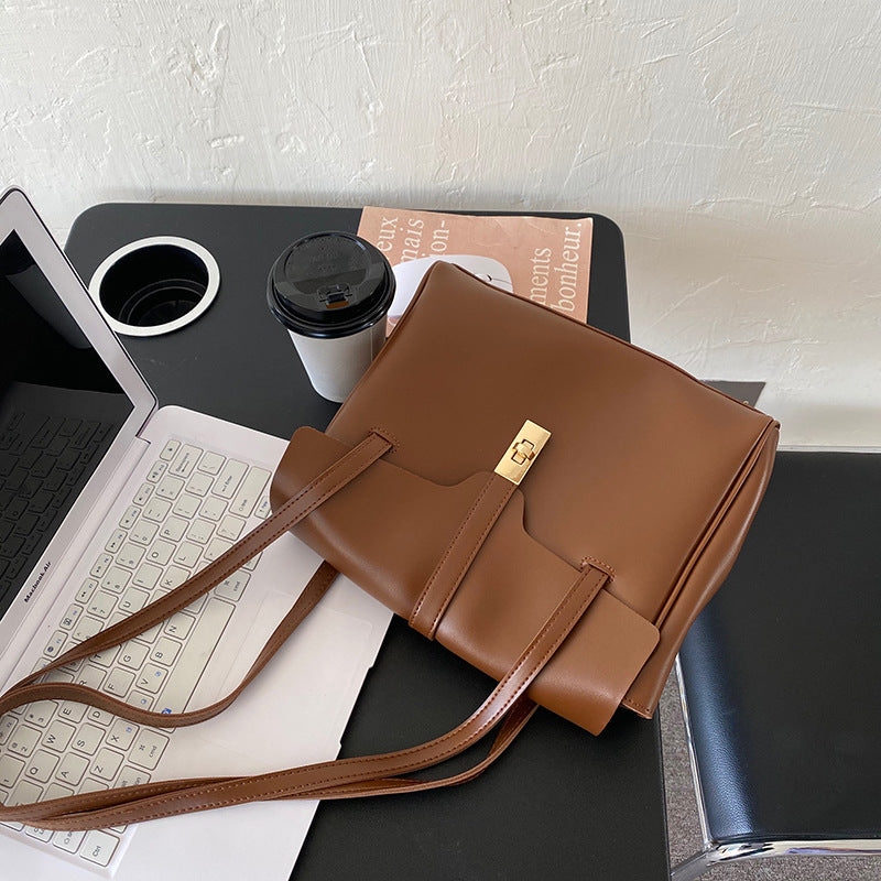 Retro Flip Style Extra Large Commuter Tote Bag