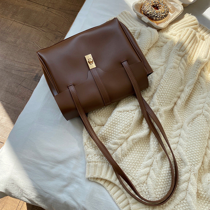 Retro Flip Style Extra Large Commuter Tote Bag
