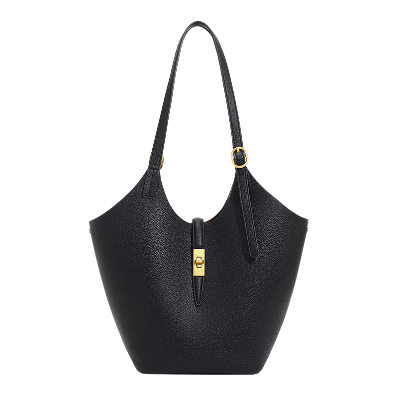 Elegant Grain Style Shoulder Bag