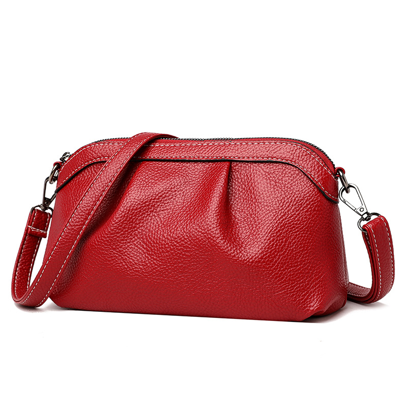 Soft Pebble Leather Mini Shoulder Bag