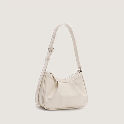 Pleated Cloud Armpit Baguette Shoulder Bag