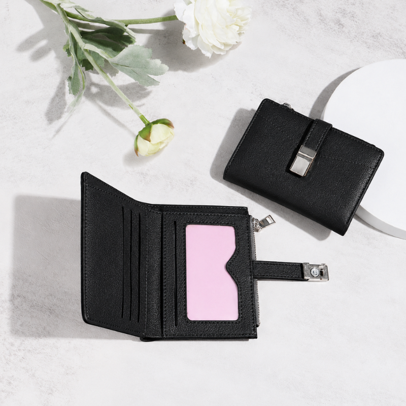 SecureCharm Women’s Compact Wallet