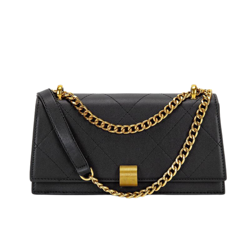 Autumn Embroidered Diamond Chain Small Square Bag