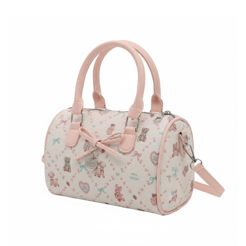 Floral Teddy Handbag