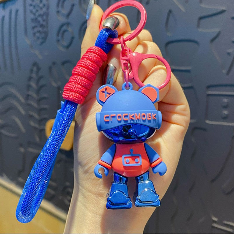 Cyber Bear Bag Charm