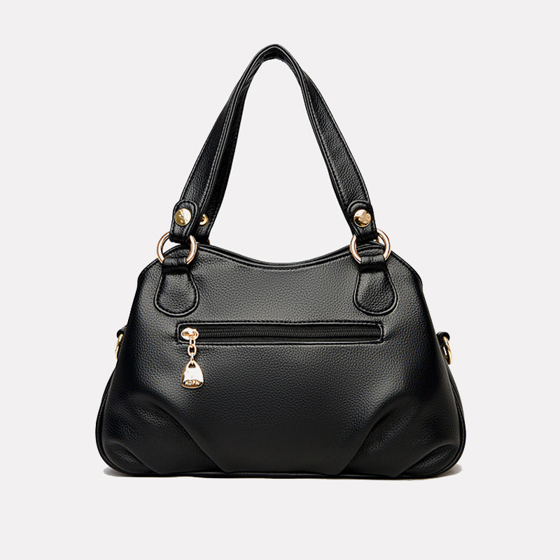 Elegant PU Leather Crossbody Shoulder Tote Bag