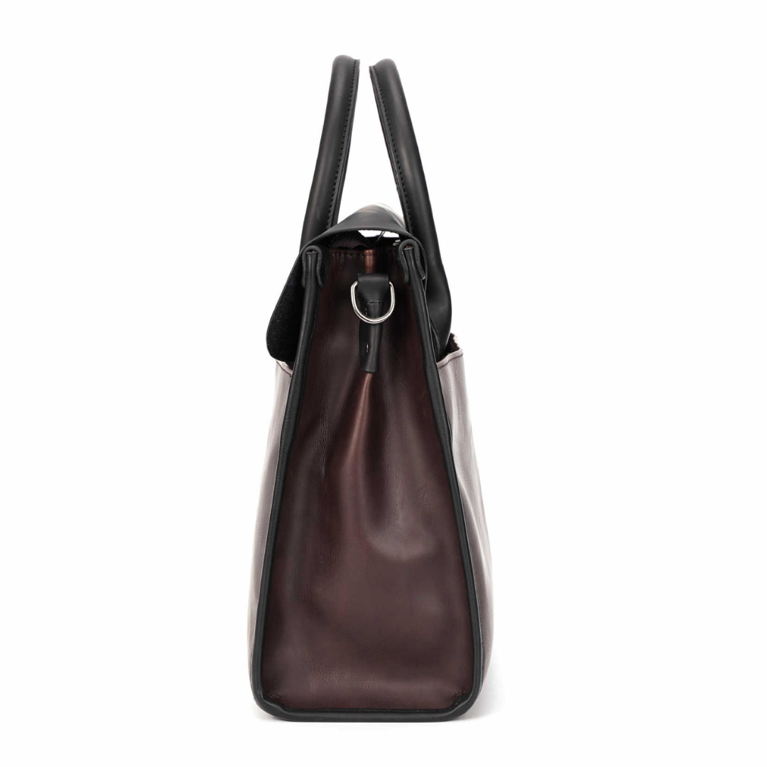 Men's Horizontal PU Leather Briefcase