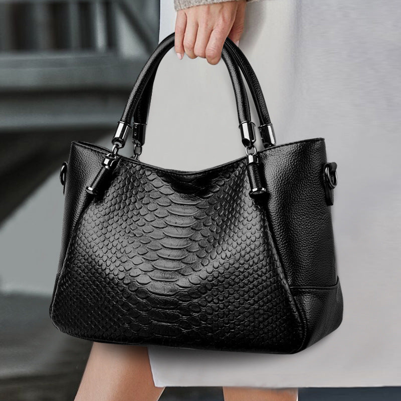 Crocodile Pattern Shoulder Bag For Women