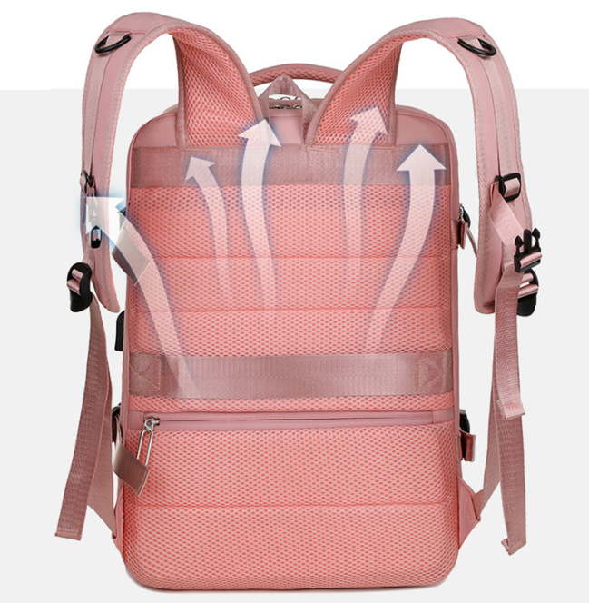 Large Capacity Men's Business Travel Oxford Backpack