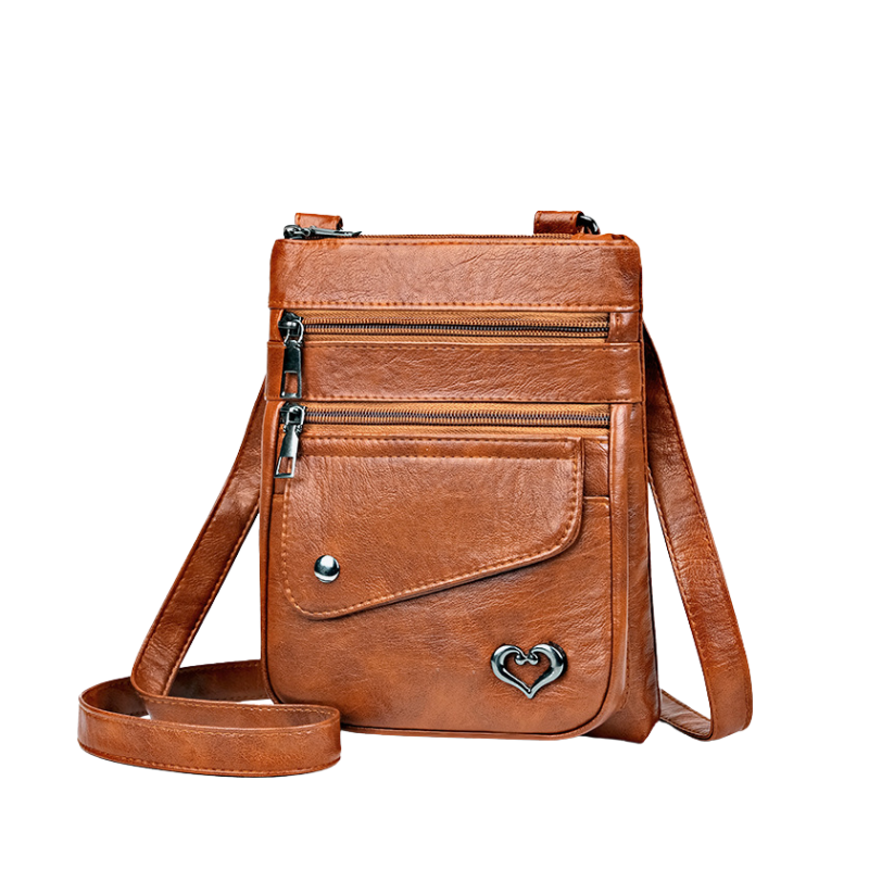 Heart Charm Mini Crossbody Bag