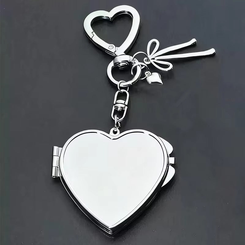 Starry Glow Mirror & Lipstick Style Keychain