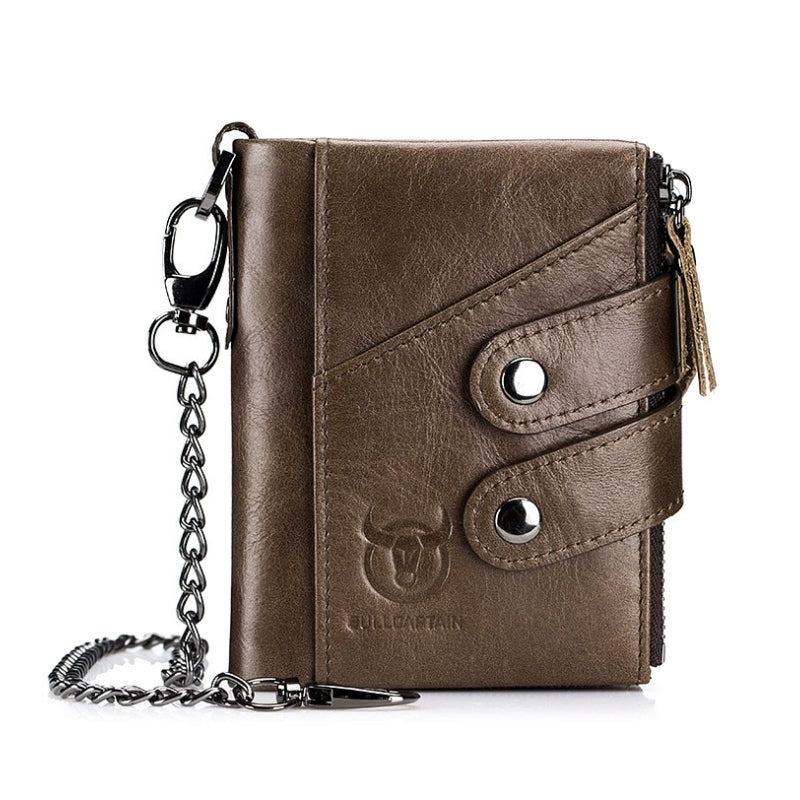 Captain Cow Vintage RFID Genuine Leather Wallet for Men
