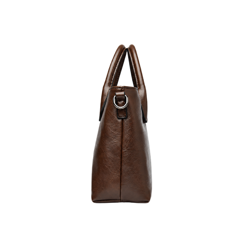 Classic Structured Top Handle Handbag