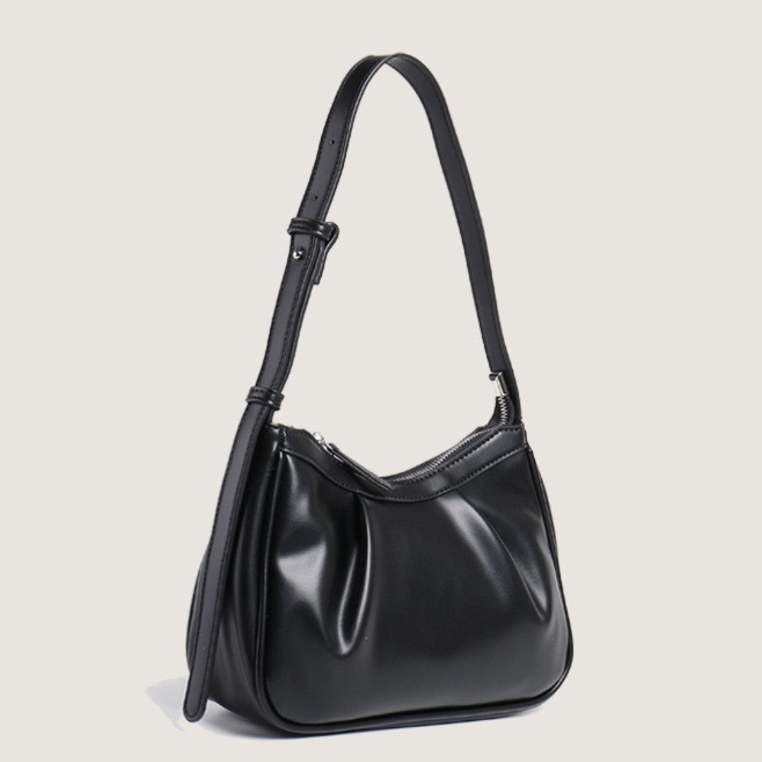 Pleated Cloud Armpit Baguette Shoulder Bag