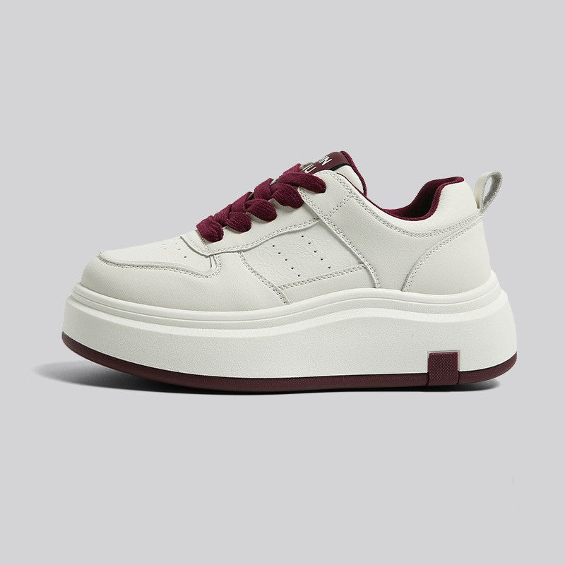 Height-Increasing Lightweight Lace-Up Sneakers