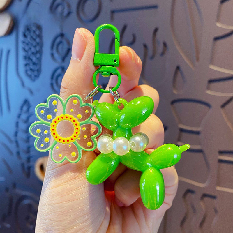 Bubble Puppy Balloon Dog Bag Charm