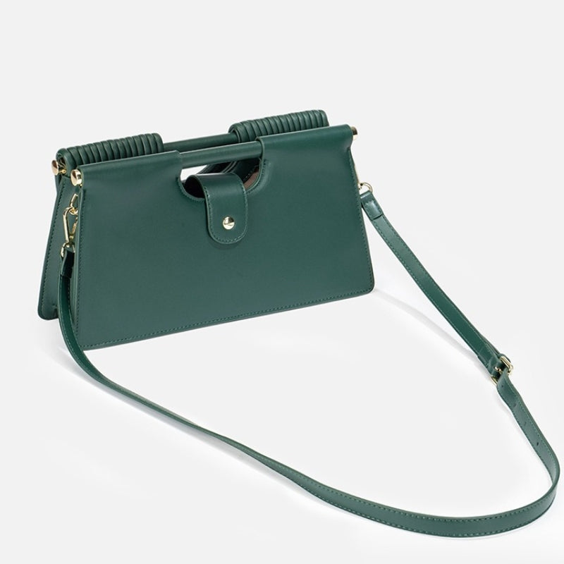 Women's Sculptural Ribbed Handbag