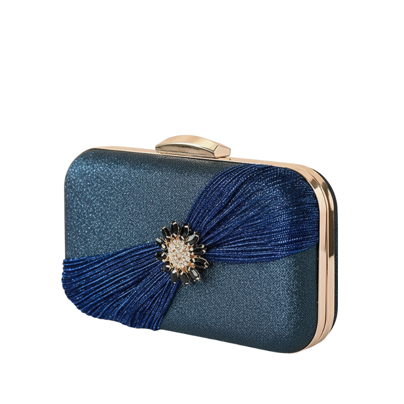 Glimmer Blossom Evening Clutch Bag