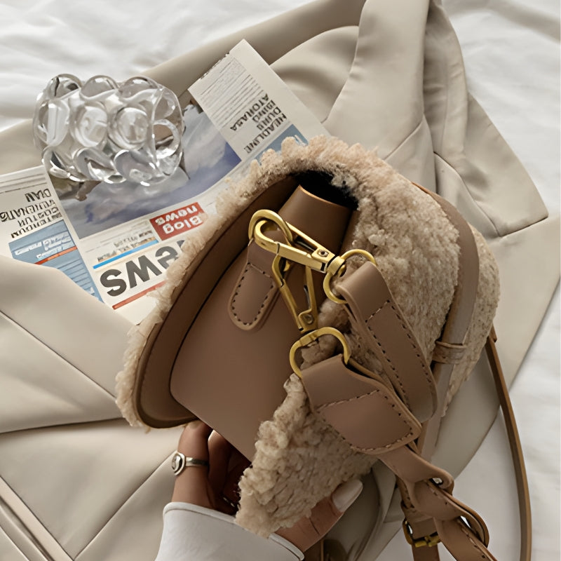 Women’s Winter Plush Mini Shoulder Bag