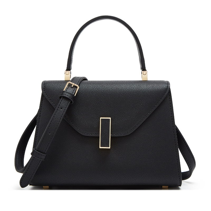 Fashionable Lychee Pattern PVC Kelly Handbag