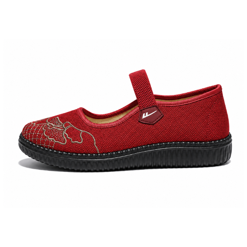 Meilin Embroidered Floral Pumps