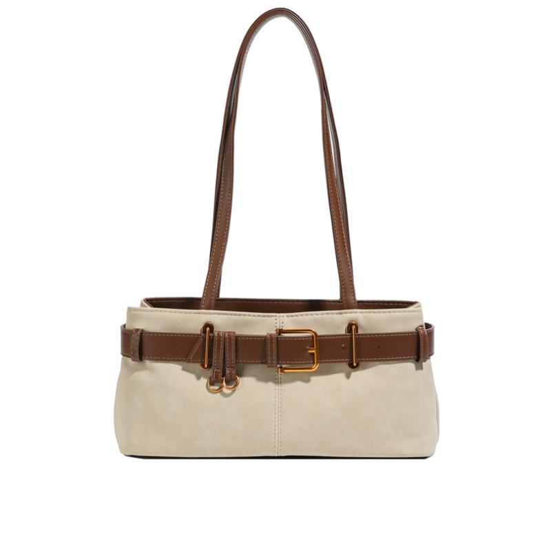 Buckle Charm Shoulder Bag