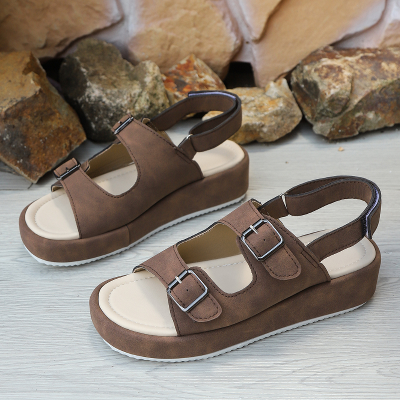 Women’s Sporty Buckle Strap Beach Sandals