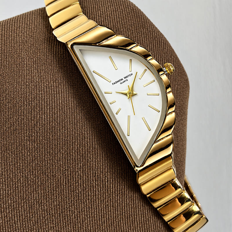 Elegant Teardrop Silver Bracelet Watch