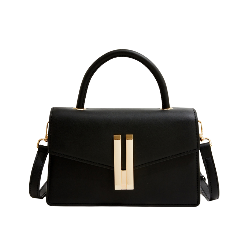 Shop now in Sri Lanka - Elegant Minimalist Black Handbag